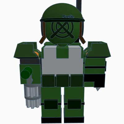 Mô Hình Nhân Vật Robot Lính (CrankDroid) Droid Lính Articulated (Die of Death OC Roblox)