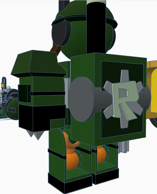 Mô Hình Nhân Vật Robot Lính (CrankDroid) Droid Lính Articulated (Die of Death OC Roblox) - Image 3