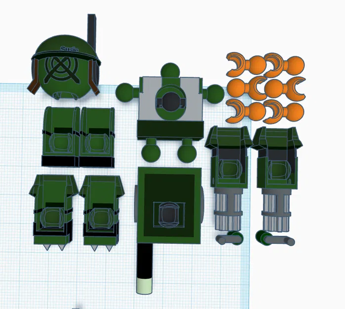 Mô Hình Nhân Vật Robot Lính (CrankDroid) Droid Lính Articulated (Die of Death OC Roblox) - Image 4