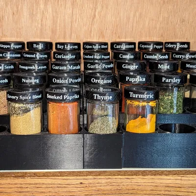 Kệ Gia Vị Mở Rộng, Lắp Ghép Được Có Nhãn Dán