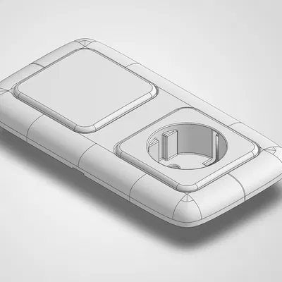 Bộ phận Công tắc & Ổ cắm Tường – tương thích với Busch-Jaeger Reflex SI Schuko & Nút bật & Khung