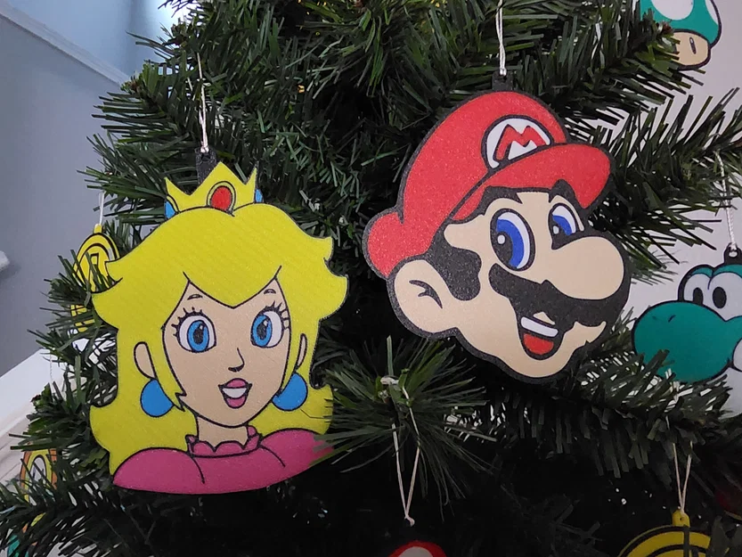 Móc Treo Cây Thông Noel Siêu Mario - Image 1