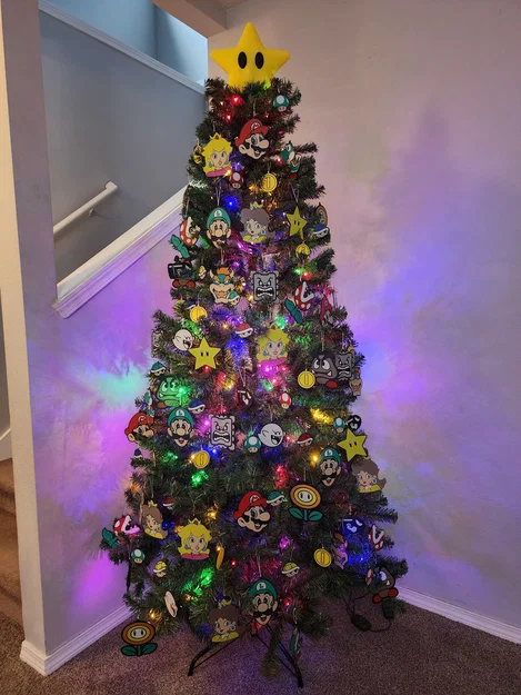 Móc Treo Cây Thông Noel Siêu Mario - Image 2