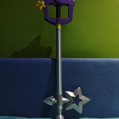 Mô hình 3D Starlight Keyblade - Kingdom Hearts