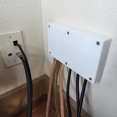 Nắp Che Lỗ Luồn Dây Điện Lên Trần & Tường (Đầu nối dây điện cho dùng trong nhà)