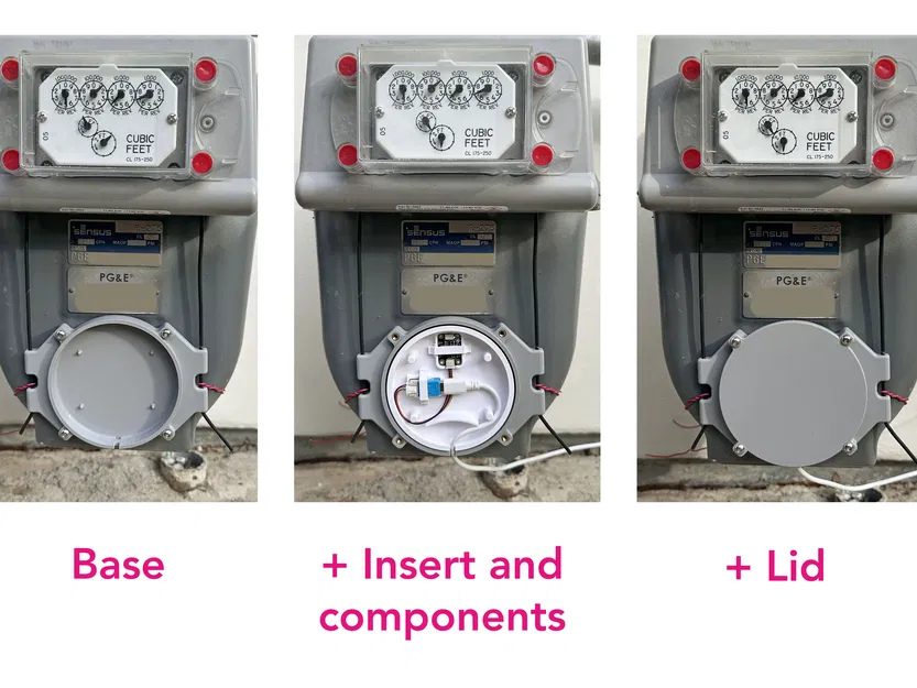 Vỏ Đọc Đồng Hồ Gas ESPHome - Image 2