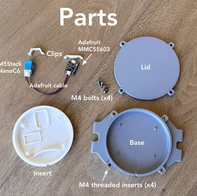 Vỏ Đọc Đồng Hồ Gas ESPHome