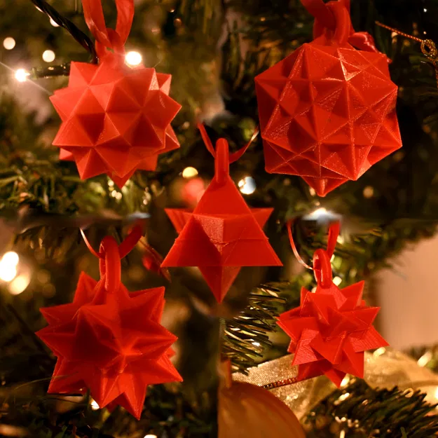 Đồ Trang Trí Cây Thông Noel Hình Hợp Chất Đa Diện Đều - Image 1