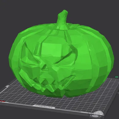 Jack-o'-lantern "Low Poly"
