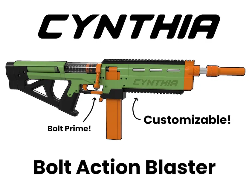 Cynthia - Bolt Action Blaster (Nerf Tự Chế) - Image 1