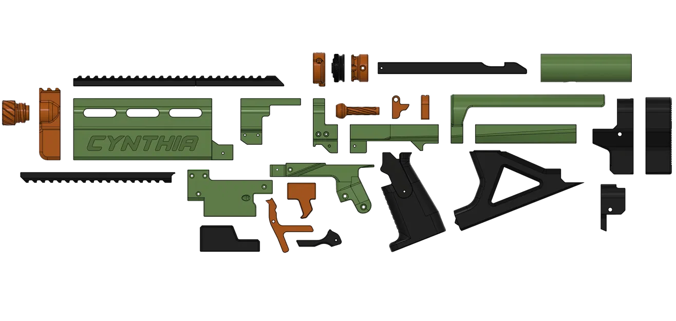 Cynthia - Bolt Action Blaster (Nerf Tự Chế) - Image 17