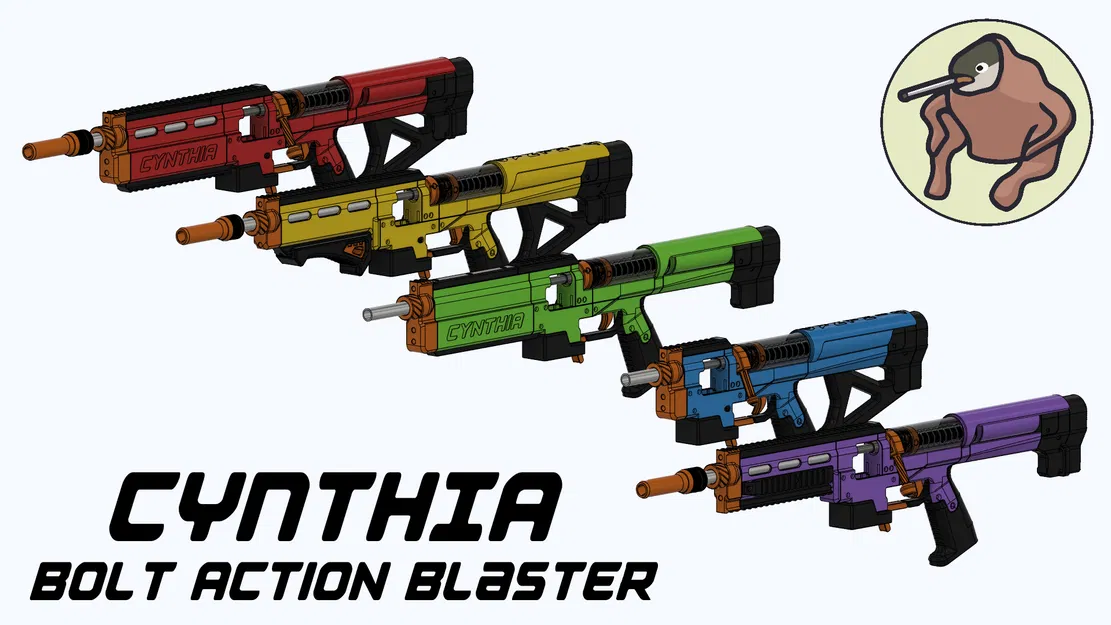 Cynthia - Bolt Action Blaster (Nerf Tự Chế) - Image 18