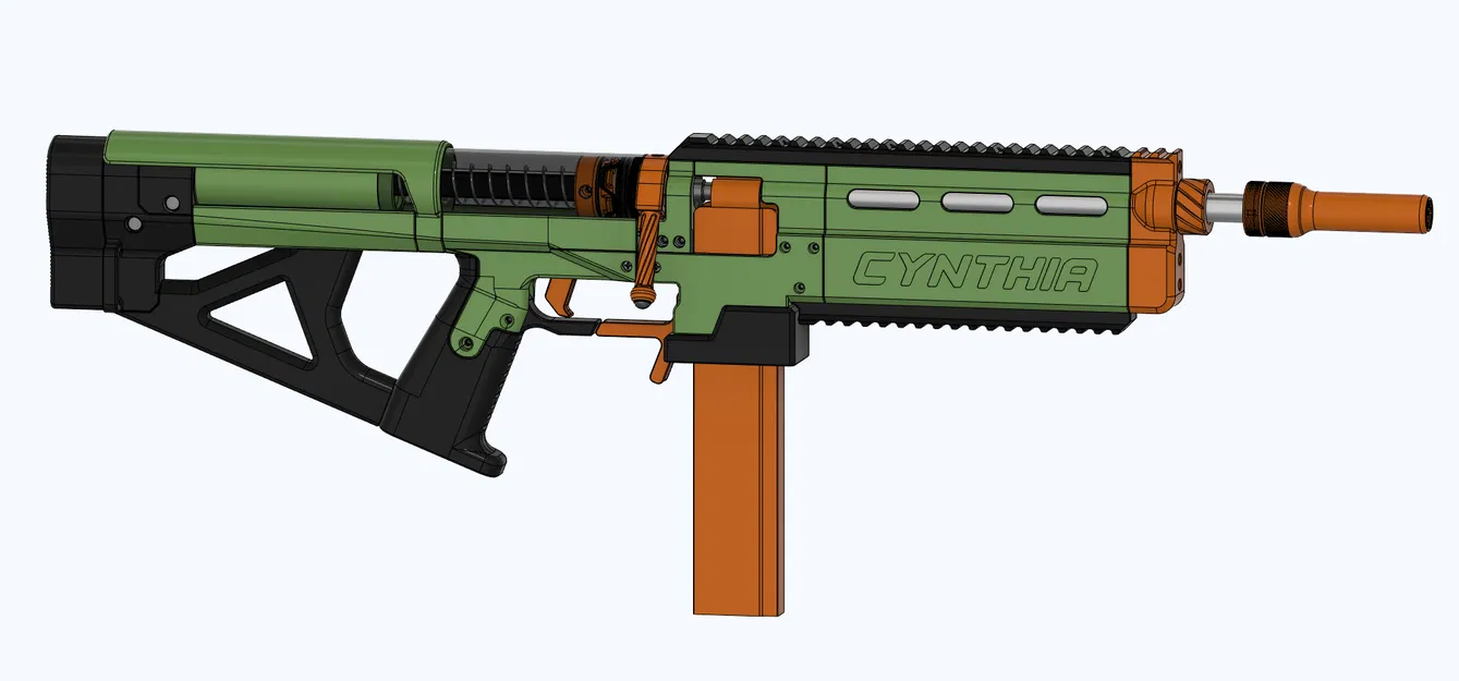 Cynthia - Bolt Action Blaster (Nerf Tự Chế) - Image 20