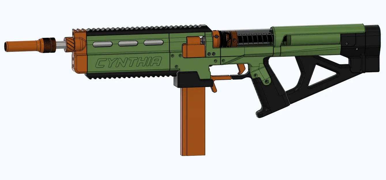 Cynthia - Bolt Action Blaster (Nerf Tự Chế) - Image 21