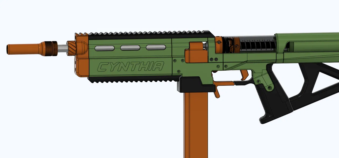 Cynthia - Bolt Action Blaster (Nerf Tự Chế) - Image 24