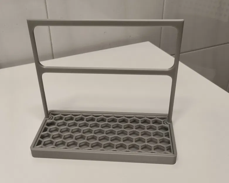 Khay Tổ Chức Bồn Rửa Chén Có Lưới Thoát Tổ Ong & Kệ Treo Khăn - Image 2