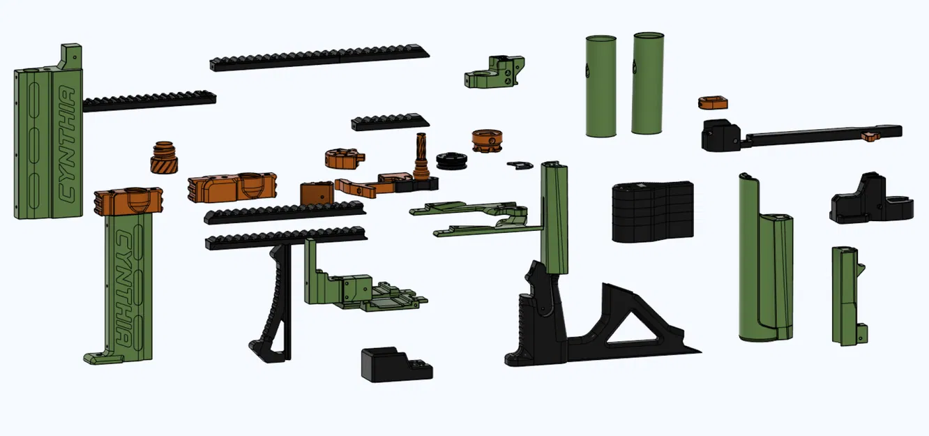 Cynthia - Bolt Action Blaster (Nerf Tự Chế) - Image 31