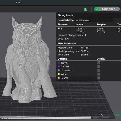 Tượng Cú Giám Hộ Bí Thuật - Mô hình in 3D