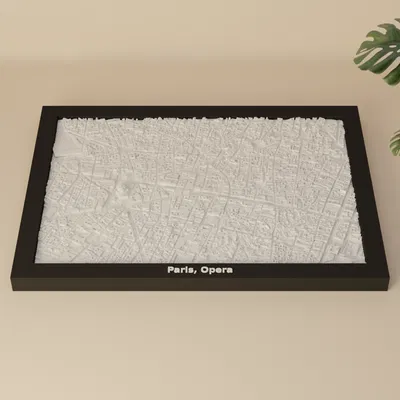 Mô hình thu nhỏ 3D: Paris, Opera, Pháp