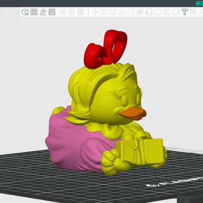 Vịt Giáng Sinh Grinch (bản sao vịt Tubbz)