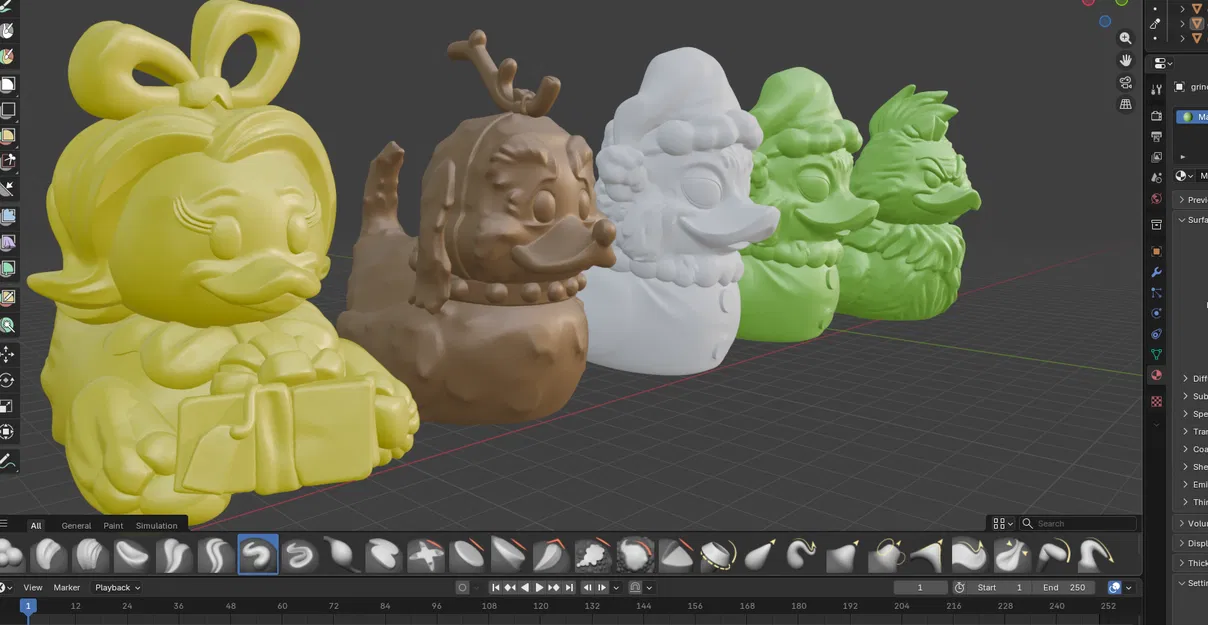 Vịt Giáng Sinh Grinch (bản sao vịt Tubbz) - Image 5