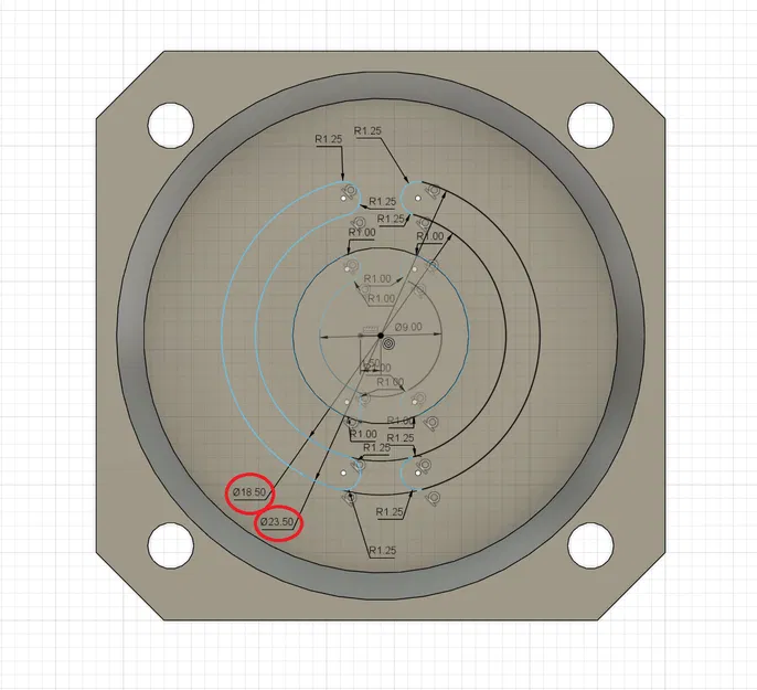 Nắp Bánh Răng Hành Tinh Nextruder - Phiên bản 3DPrintNick - Image 3