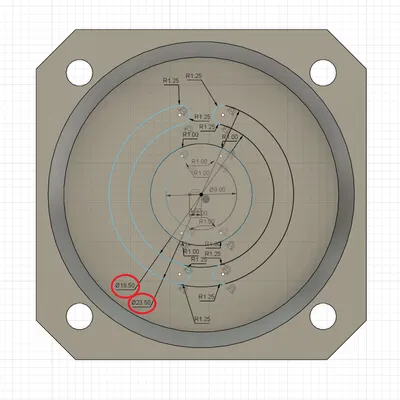 Nắp Bánh Răng Hành Tinh Nextruder - Phiên bản 3DPrintNick