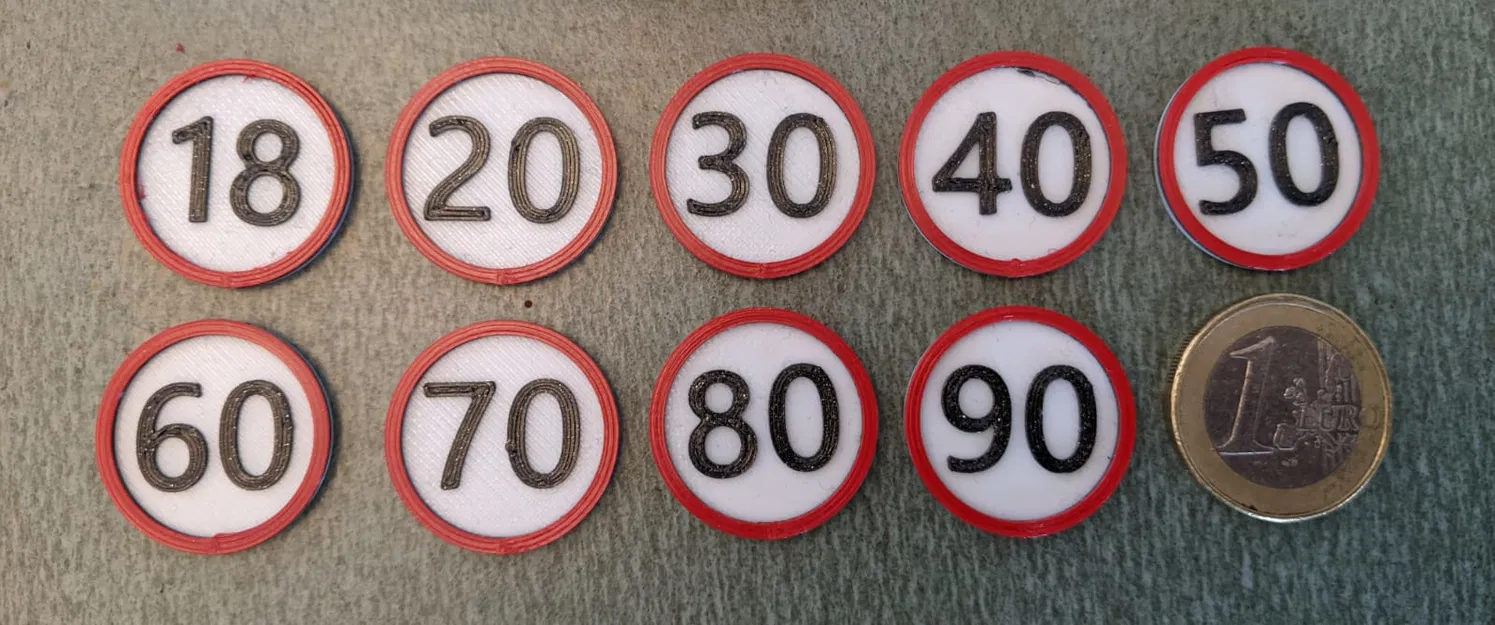 Móc khóa giỏ hàng kiêm biển báo tốc độ - Image 1