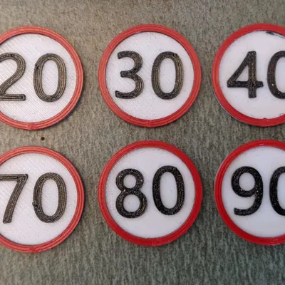 Móc khóa giỏ hàng kiêm biển báo tốc độ