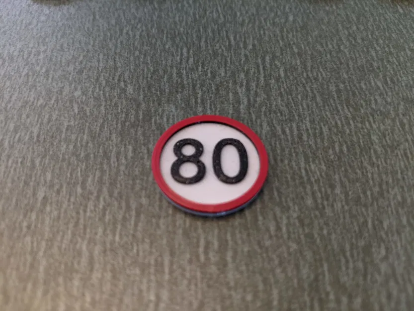 Móc khóa giỏ hàng kiêm biển báo tốc độ - Image 2