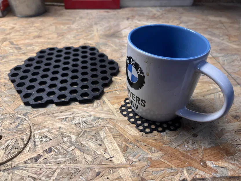 Miếng Lót Ly/Chén Hình Tổ Ong - Image 1