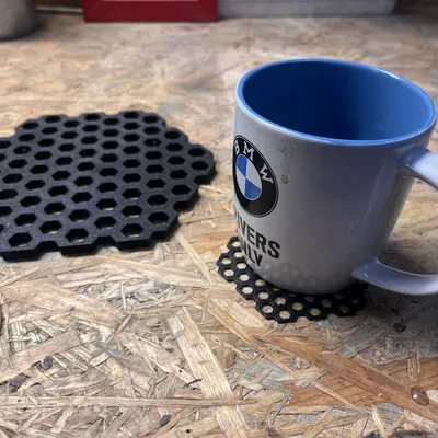 Miếng Lót Ly/Chén Hình Tổ Ong