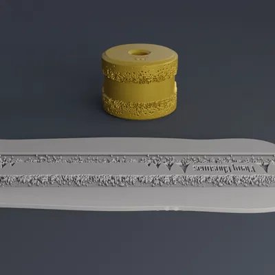 Con lăn dập khuôn Giáng sinh giữa #8