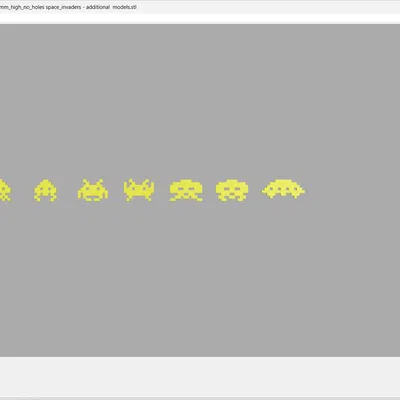 Đồ Trang Trí Alien 8bit Theo Thông Số - Bản Remix