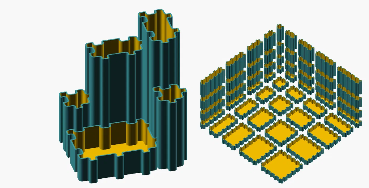 Hàng trăm Khay Đựng Đồ Văn Phòng Kiểu Ghép Hình - Image 1