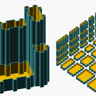 Hàng trăm Khay Đựng Đồ Văn Phòng Kiểu Ghép Hình