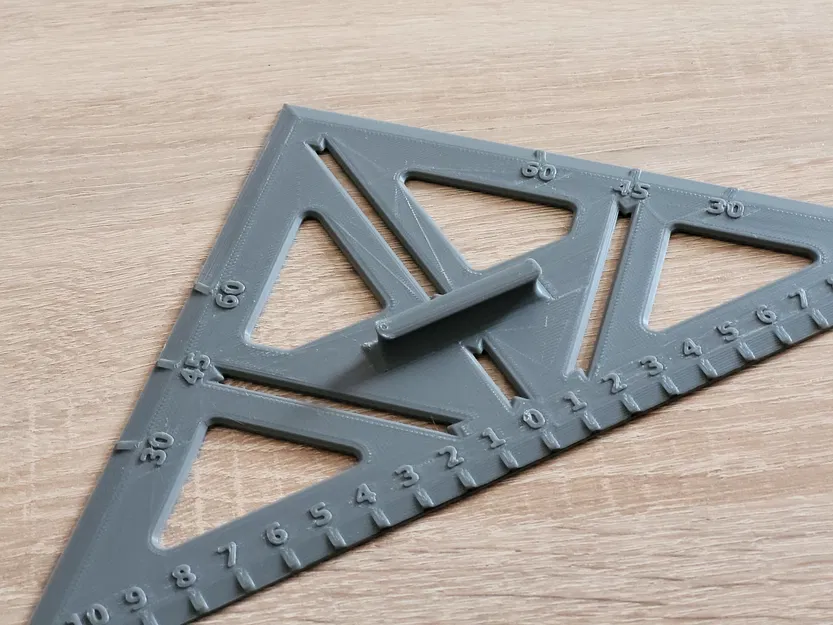 Thước Kê Góc Vuông Cho Bảng Trắng (24cm / 30cm) - Image 1