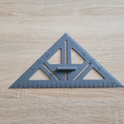 Thước Kê Góc Vuông Cho Bảng Trắng (24cm / 30cm)