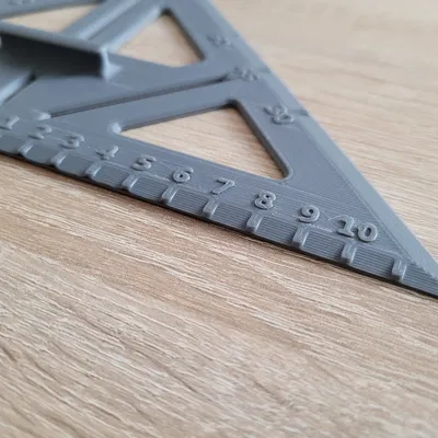 Thước Kê Góc Vuông Cho Bảng Trắng (24cm / 30cm)