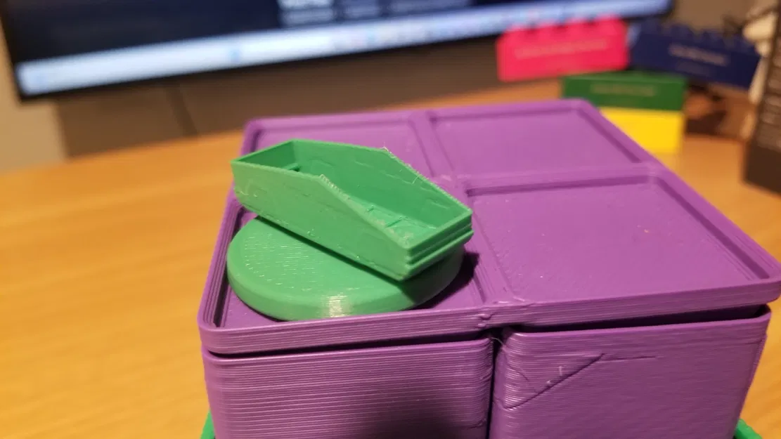 Xe Rác Crash Derby Cybertruck - Hộp Đựng Gridfinity Tỷ Lệ 1:6-7' - Image 2