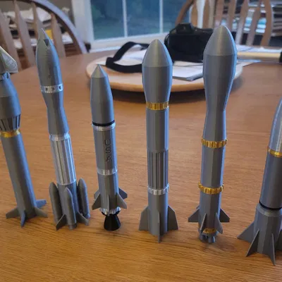 Tên lửa đồ chơi mô-đun v2 - Ghép nối tùy thích!