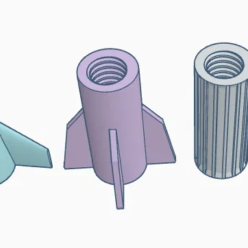 Tên lửa đồ chơi mô-đun v2 - Ghép nối tùy thích!