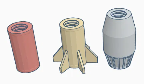 Tên lửa đồ chơi mô-đun v2 - Ghép nối tùy thích! - Image 5