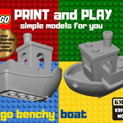 Mô hình thuyền Lego Benchy