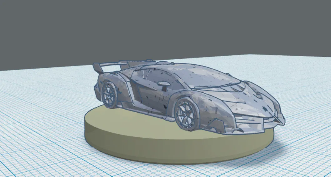 Mô hình Lamborgini Veneno cho Game Crash Derby - Image 1