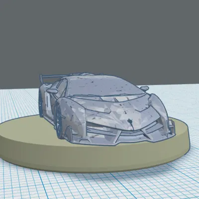 Mô hình Lamborgini Veneno cho Game Crash Derby