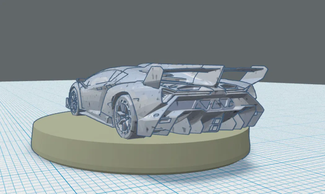 Mô hình Lamborgini Veneno cho Game Crash Derby - Image 3