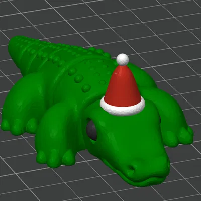 Cá Sấu Giáng Sinh!! Đồ Chơi Fidget