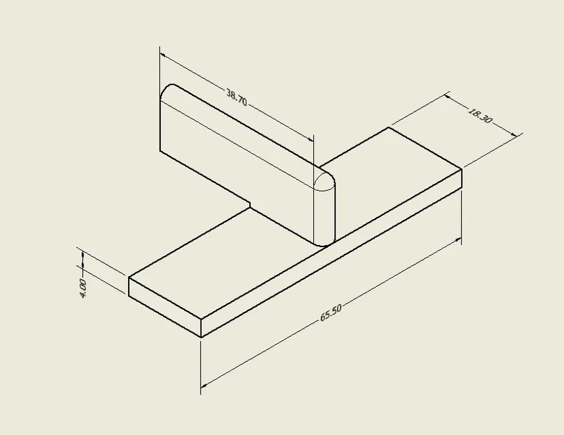 Bộ nối dài ray cửa lùa - Image 1