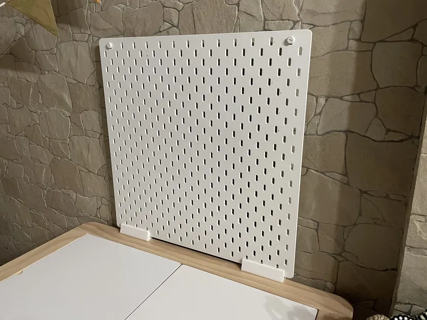 Giá đỡ bàn Ikea Skadis Dày 5mm, Mặt trên 40mm - Image 2